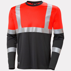 Koszulka z długim rękawem Addvis Longsleeve Cl 1 169 Red/Ebony
