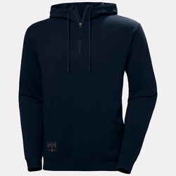 Bluza z kapturem rozpinana Essential 1/4 Zip Hoodie 590 Navy