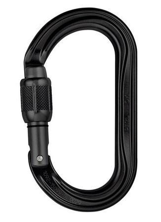 Carabiner OK Screw Lock (black)
