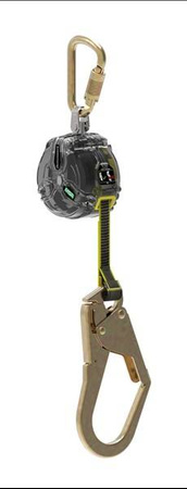 V-TEC PFL, 3m, Webbing, Single-Leg, Steel Twist-Lock Carabiner (Top), Steel Scaffold Hook (End)