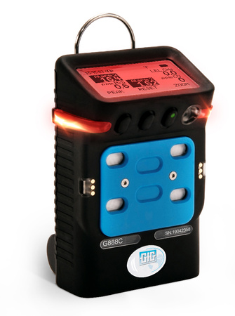 Microtector III G888M/4 O2 ( 2 letni ), CO, H2S, CH4 | Typ ładowarki: Smart Charger Cap 888	