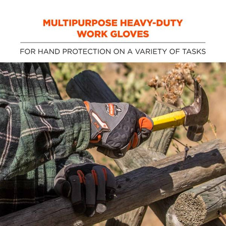 Gloves 710 Gray Tactical Heavy-duty Utility