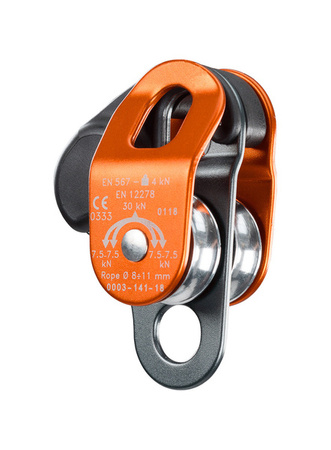 Pulley Double With Blokadą Up Lock