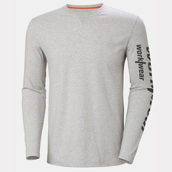 Koszulka z długim rękawem Logo Longsleeve 930 Light Grey Melange