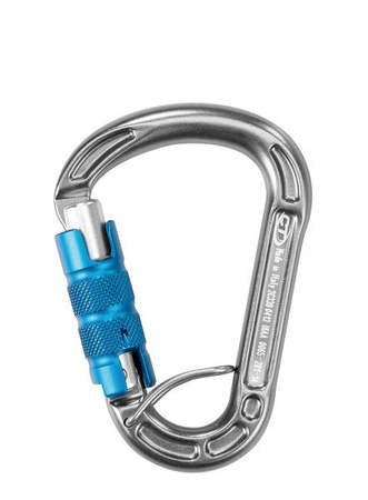 Carabiner Concept HMS Spring Bar TG (triplex) - Silver/blue