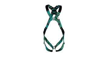 Harness V-form, D-ring Przód/tył, Klamry Na Nogi Qwik-fit, XL