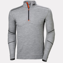 Koszulka termoaktywna Hh Lifa Merino Half Zip 930 Grey Melange