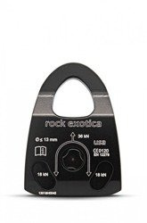 Pulley Machined Rescue Pulley (single/black)