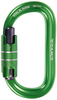 Carabiner Oval XL 2lock Green
