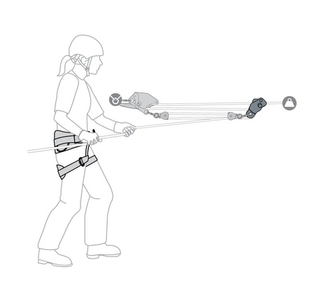 Wielofunkcyjne Urządzenie Typu "rope Grab" Capto 11 Mm Grey