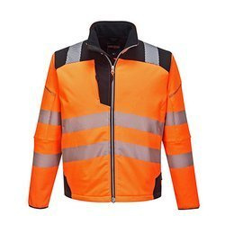 Softshell Ostrzegawczy PW3 Kolor Pomarańcz/black