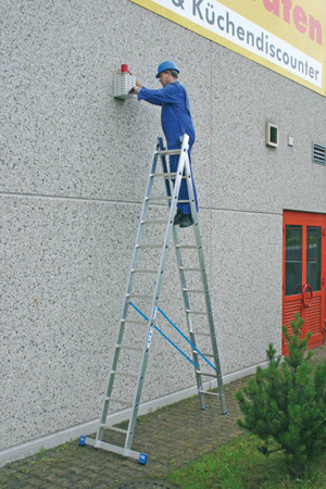 Drabina Dwuelementowa Aluminiowa Rozstawno-przystawna Stabilo