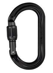 Carabiner OK Screw Lock (black)