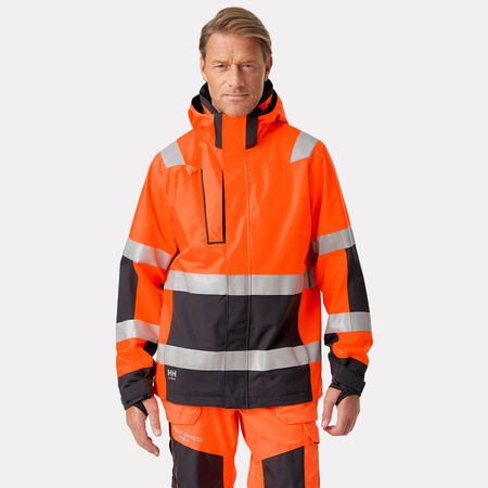 Kurtka wodoodporna Alna 2.0 Hi Vis Waterproof Shell Jacket 269 Orange/Ebony
