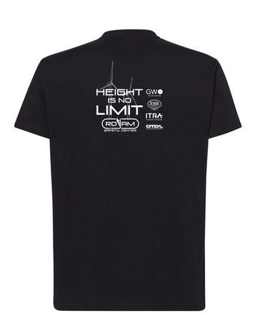 Koszulka T-shirt Rojam z nadrukiem Height Is No Limit