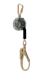 V-TEC Pfl, 3m, Rope, Steel Carabiner Screw Lock (górny), Steel Hak Do Rusztowań Obrotowych (dolny)