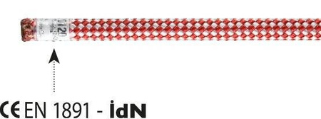 Rope Półstatyczna Industrie 11 Mm X 200 M Red