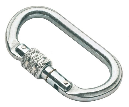 Carabiner Screw Lock Oval Steel A424 CT
