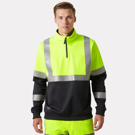 Bluza rozpinana do połowy Addvis Half Zip Sweatsh. Cl 1 369 Yellow/Ebony