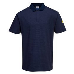 Antystatyczna Koszulka Polo ESD Granatowa