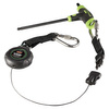 Lonża Rozłączana Ze Zwijaczem Do Narzędzi Squids 3000 Retractable Dual SS Carabiner - 0,45kg