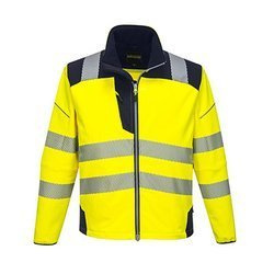 Softshell Ostrzegawczy PW3 Zolty/granatowy