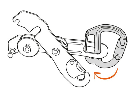 Carabiner Freino Z (do Przyrządów Simple I Stop) Twist Lock