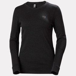 Koszulka termoaktywna W Hh Lifa Merino Crewneck 990 Black