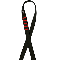 Pętla 80 cm x 18 mm taśma płaska Black