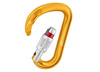 Carabiner Attache Screw-lock (yellow)