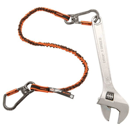 Lonża Do Narzędzi Squids 3119f(x) Double-locking Dual Carabiner Tool Lanyard With Swivel