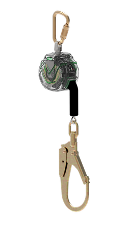 V-TEC Pfl, 3m, Rope, Steel Carabiner Screw Lock (górny), Steel Hak Do Rusztowań Obrotowych (dolny)