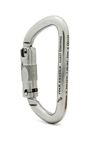 Karabinek rockD Stainless Auto-Lock