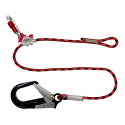 Lonża pozycjonująca Simo H-A, 2m, red, Work Positioning Lanyard 2343