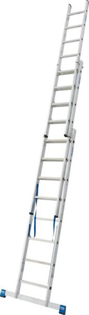 Drabina Trzyelementowa Aluminiowa Wielofunkcyjna Ze Szczeblami Stabilo