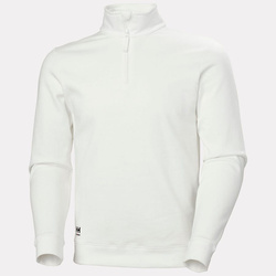 Bluza rozpinana do połowy Classic Half Zip Sweatshirt 900 White