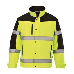 Kurtka Softshell dwukolorowy (3 warstwy) Żółty S429