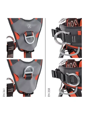 Harness Pełna With Przyrządem Zaciskowym Axess QR Ascender