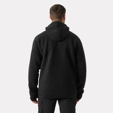 Bluza polarowa z kapturem Heritage Pile Hoodie 990 Black