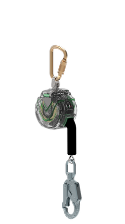V-TEC Pfl, 3m, Rope, Steel Carabiner Screw Lock (górny), Steel Karabińczyk Obrotowy (dolny)