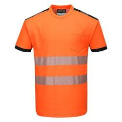 Koszulka T-shirt Ostrzegawczy PW3 Pomarańcz/black T181