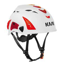 Kask Superplasma AQ Hi-Viz biały/czerwony