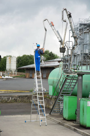 Drabina Trzyelementowa Aluminiowa Wielofunkcyjna Ze Szczeblami Stabilo