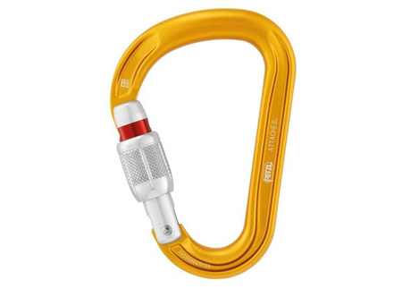 Carabiner Attache Screw-lock (yellow)