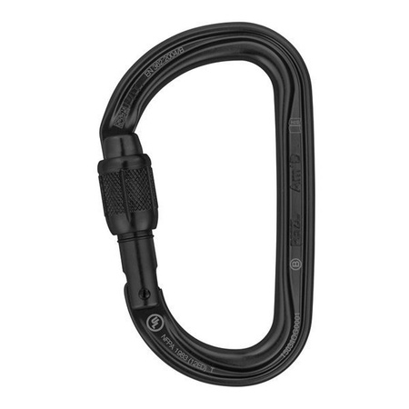 Carabiner Amd Screw Lock (black)