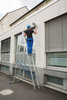 Drabina Dwuelementowa Aluminiowa Rozstawno-przystawna Stabilo