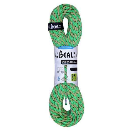 Rope Dynamiczna Cobra Unicore 8,6 Mm X 50 M Golden Dry Green