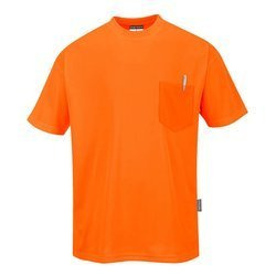 T-shirt Day-vis With Kieszonką Orange