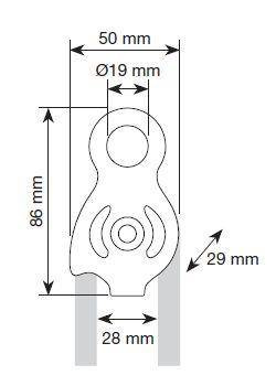 Pulley Sphinx Pro (łożyska Kulkowe)