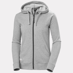 Bluza z kapturem rozpinana W Classic Zip Hoodie 930 Grey Melange
